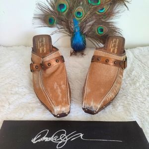 Donald J. Pliner Rare Couture Tan Mule Clog (Size 9) 🤎🪙🤎
